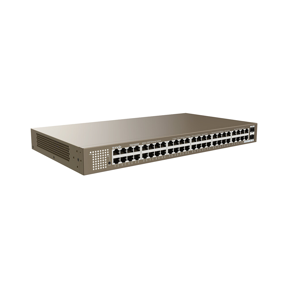 Tenda TEG1050F – Switch 48 Cổng Gigabit với 2 Khe Cắm SFP