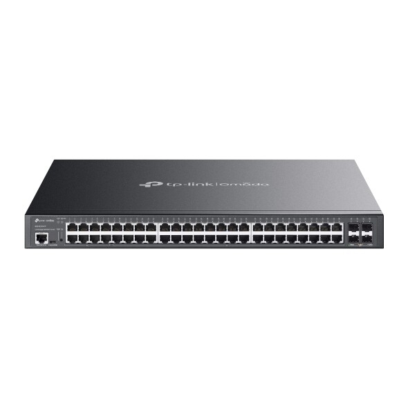 TP-Link SG3452XMPP Bộ chuyển mạch được quản lý Omada 48 cổng Gigabit và 4 cổng 10GE SFP+ L2+ với 40 cổng PoE+ và 8 cổng PoE++